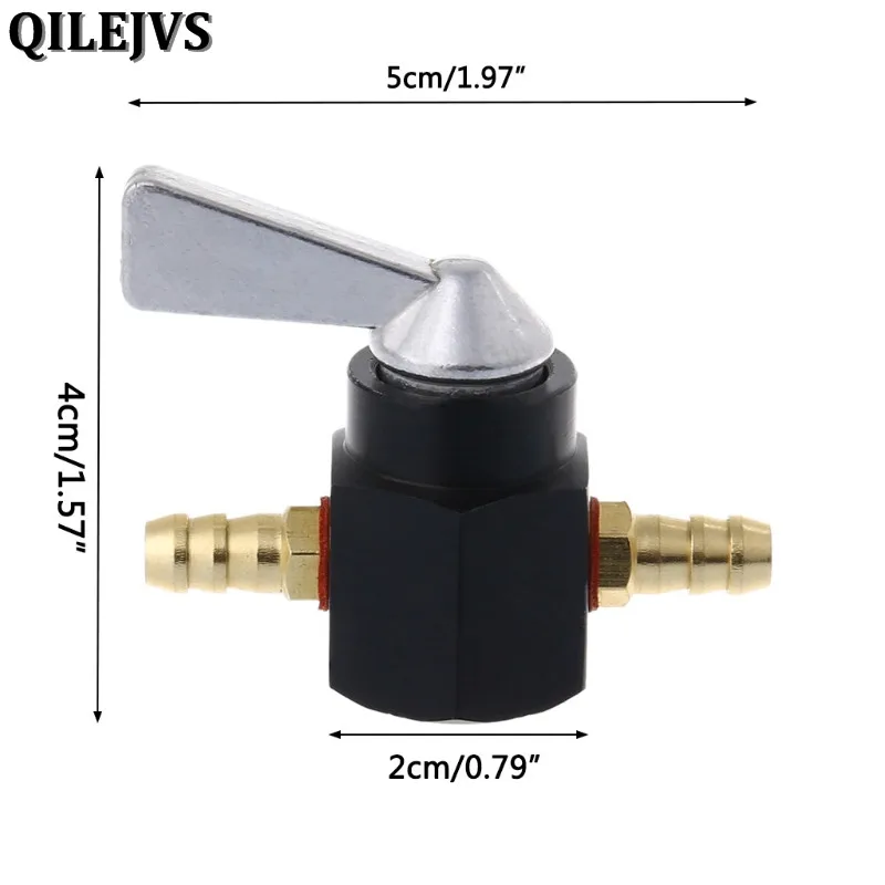 QILEJVS Универсальный 6 мм встроенный бензиновый/топливный кран для мотоцикла ВКЛ