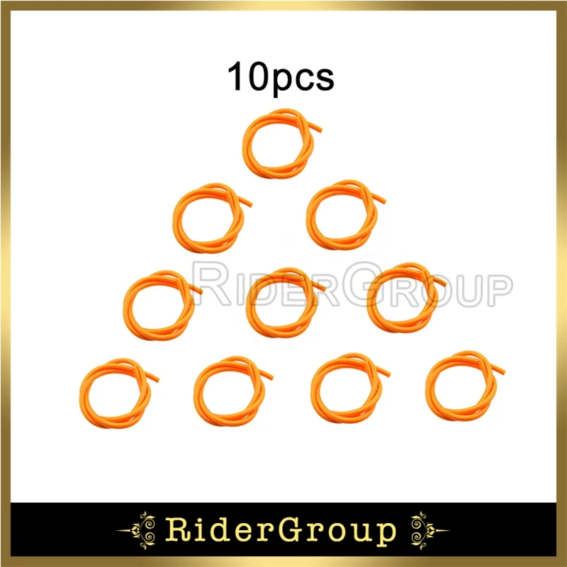 Оранжевый Топливный Шланг длина трубки 100 мм Внутренний 5 мм для ямы Горный мотоцикл ATV Quad Go Kart Багги мотоцикл мотокросса - Цвет: 10pcs