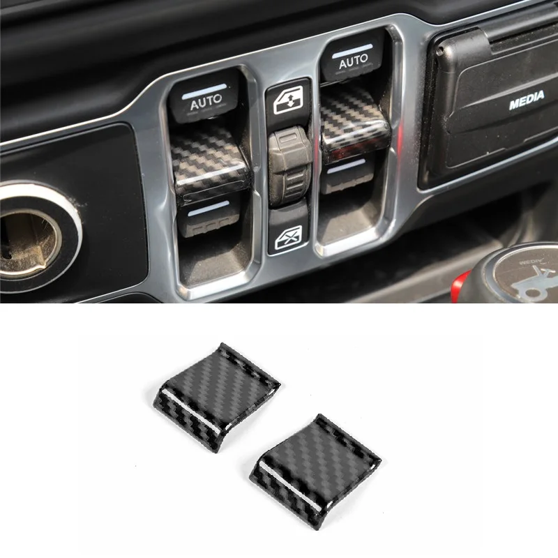 2 шт./компл. КНОПКА abs крышка наклейка подходит для Jeep Wrangler JL аксессуары для стайлинга автомобилей