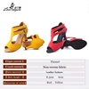 Ladingwu rojo/amarillo franela suave Fondo Latino baile zapatos Tango Samba Salsa baile Zapatos Señora tacones 6 cm/Y-107 cm numeración 8,3 ► Foto 2/6