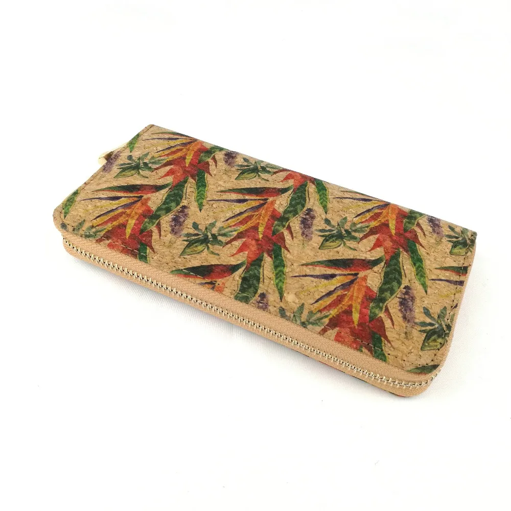 cork wallet flower 1