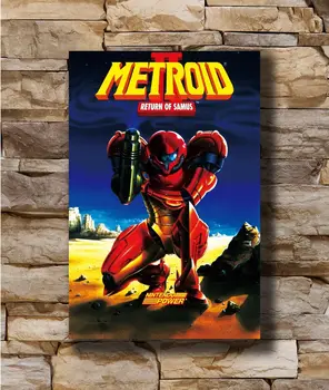 

Q0791 Posters and Prints Hot Super Metroid Samus101 Huge ast Shipping in Tube Art Poster Canvas Painting Home Decor