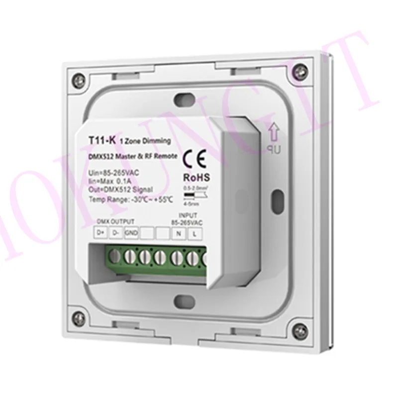 85 265VAC 1 зонная Затемняющая настенная вращающаяся панель T11 K одноцветная