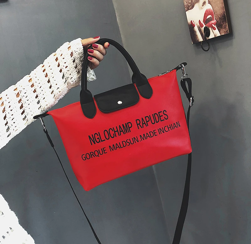 Women Large Leather Handbag Female Designer Fashion Letter Messenger Shoulder Bag Ladies Crossbody Bag Outdoor Tote Purse SS7362 (13)