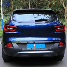 Cubierta cromada para portón trasero de Renault Kadjar, moldura para puerta, moldura para parachoques de puerta trasera, estilismo para Renault Kadjar 2016 2017 2018 19