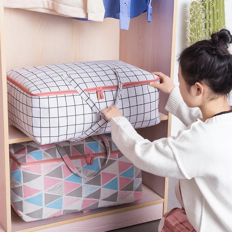 Quilt Organizer Clothes Packing Travel Luggage Storage Bag Dampproof Sorting Bag Plus Size Bag Clothing Organizador 2019 New