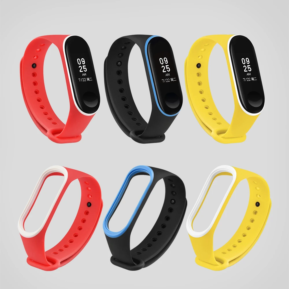 Ремешок Mi Band 4 ремешок для Xiaomi Miband защита экрана силиконовый браслет Xiomi Band4