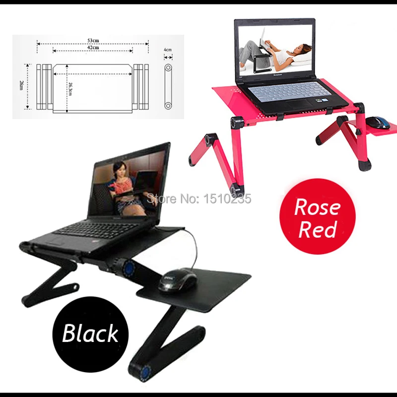 Multi Functional Ergonomic Foldable Laptop Table For Bed Stand E