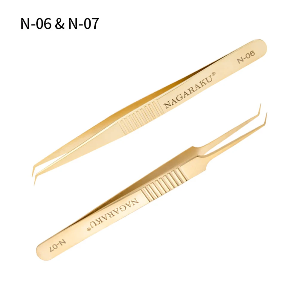 Nagaraku Премиум щипцы для макияжа антистатические пинцеты для наращивания ресниц фен для придания объема Пинцет Инструменты для ресниц
