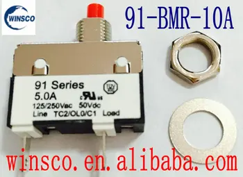 

10PCS/LOT 91-BMR-10A 100% NEW KUOYUH 10A CIRCUIT BREAKER 91 SERIES 10A