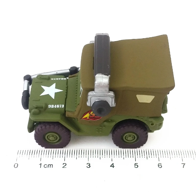 Disney Pixar Cars Sarge с гарнитурой металлическая литая под давлением игрушечная машина