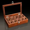 New Wood Watch Display Box Organizer Black Top Watch Wooden Case Fashion Watch Storage Packing Gift Boxes Jewelry Case ► Photo 2/6