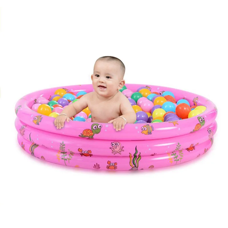 Portable Outdoor Cartoon Inflatable Children's Swimming Pool Infant Piscina Colorful Printing Baby Basin Bathtub Kids Summer Toy