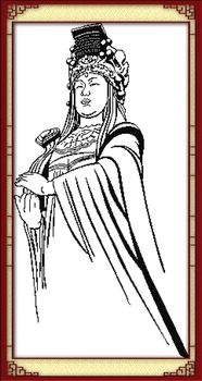 

Free DIY needlework Matsu-Fisherman's patron saint! DMC Counted Cross Stitch Kits 11CT for Embroidery Knitting Needles crafts