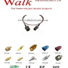 BNC коаксиальный bnc-разъем женский rg179 кабель, прямой штекер BNC Мужской Женский rg179 кабель, кабель с байонетным коаксиальным разъемом антенны