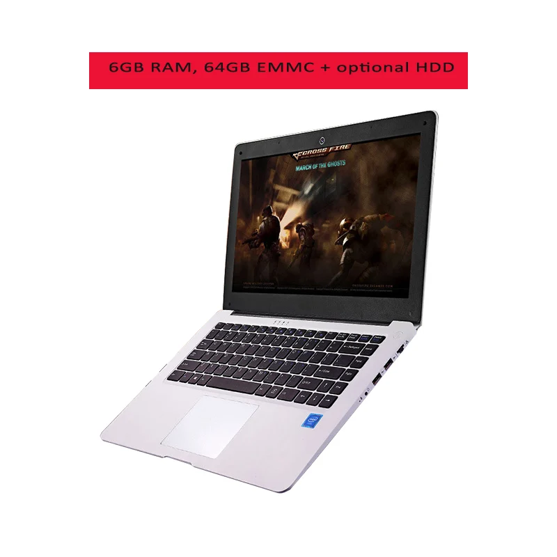 14 дюймовый ноутбук Celeron N3050 4 гб озу 64 EMMC HDD Bluetooth HDMI WIFI камера Windows 10 ноутбук|windows
