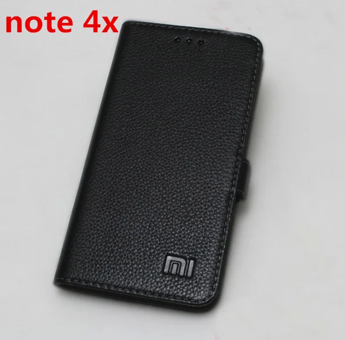 Чехол из натуральной кожи для Xiaomi Redmi note 4x роскошный кожаный чехол-книжка чехол с