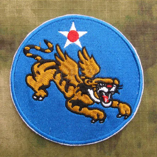 

Full Embroidered WWII USAF 14TH AIRFORCE FLYING TIGERS Military Tactical Morale Embroidery patch B3167