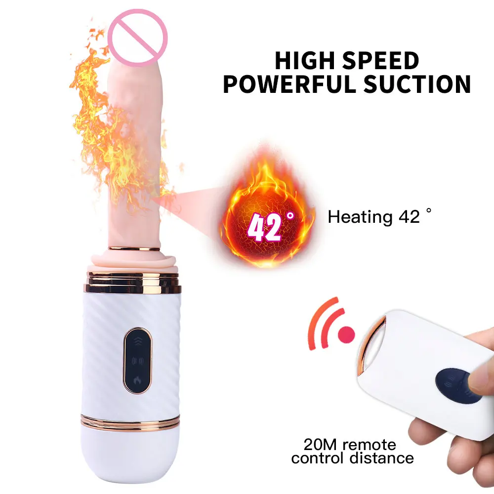 DIBEI Thrusting Dildo Automatic Sex Machine Pumping Gun Portable Wireless Remote Control Retractabl