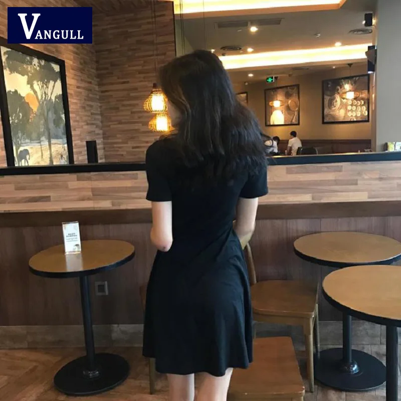 VANGULL готическое Бандажное женское винтажное платье 2019 Новое Брендовое черное