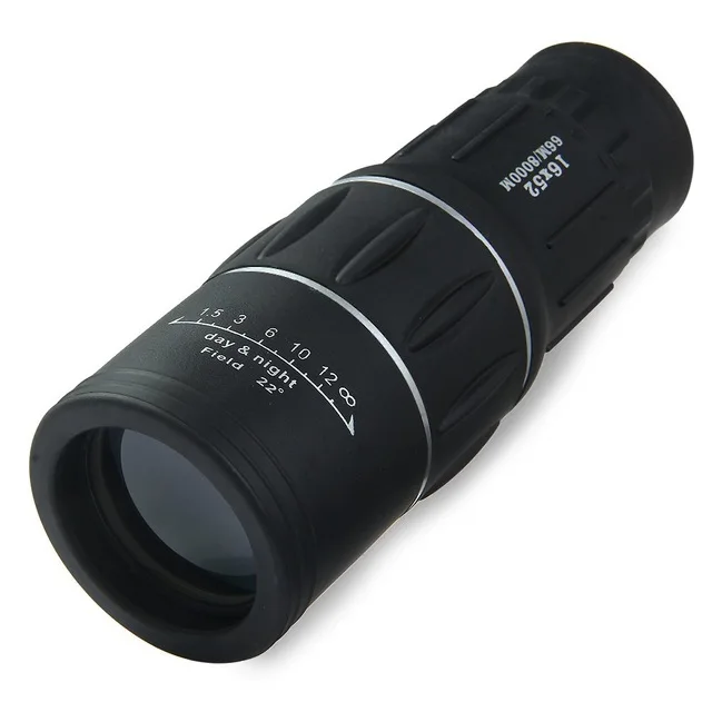 

Free Monocular 16x52 Dual For Focus Zoom Optic Lens Day Night Vision Travel Telescope Tourism Scope Binoculars HK post