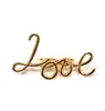 Модные большие кольца с буквами для женщин, Подиумные украшения, крутое, счастливое, любимое, уличное, для фотографии, стильное, эффектное, регулируемое кольцо, золотой цвет
