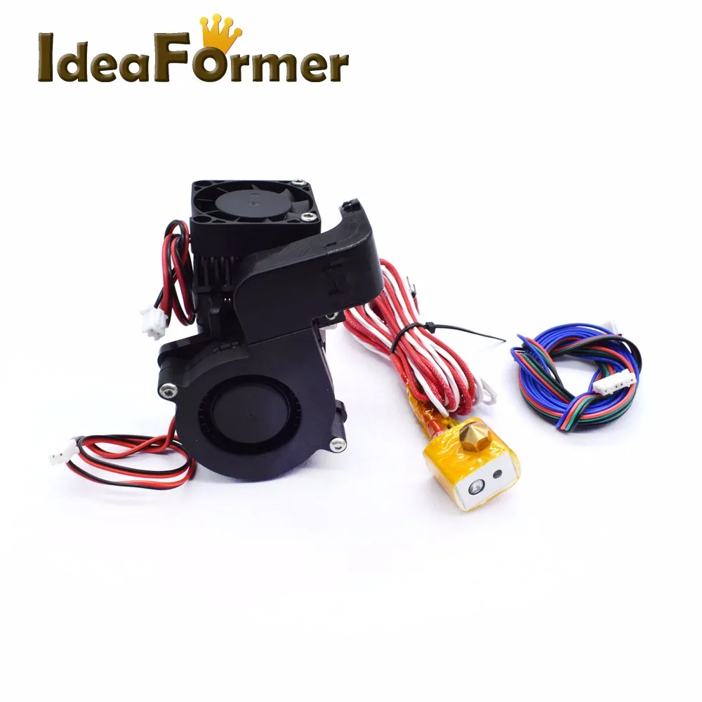

3D Printer MK10 Extruder Single Print head 12V/24V Makerbot 2 with Wind guide duct + Stepper Motor 0.4mm 1.75mm Fliament