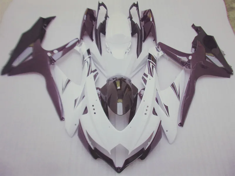 

Injection mold Fairing KIT for SUZUKI GSXR 600 750 K8 08 09 GSXR600 GSXR750 2008 2009 Purple white Fairings set+7gifts SE02