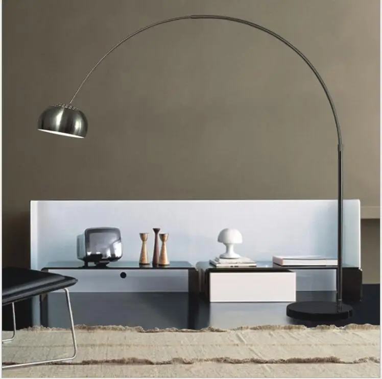 

L Parabolic fishing lamp home lighting lighting living room bedroom study business office sitting mahjong floor lamp