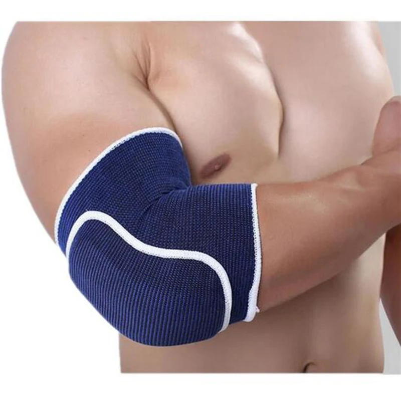 1 Pair Sport and Fitness Elbow knee pads knitted thick sponge