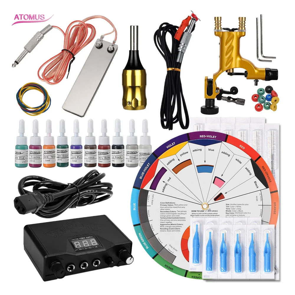 

Tattoo Machine Rotary Tatuar Beginner De Bobinas Tatuage Tatoo Set Kit Tatouage Professionnel De Tatuajes Maquillaje Permanente