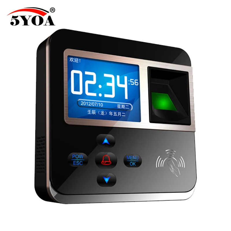 5yoa Fingerprint Password Key Lock Access Control Machine Biometric