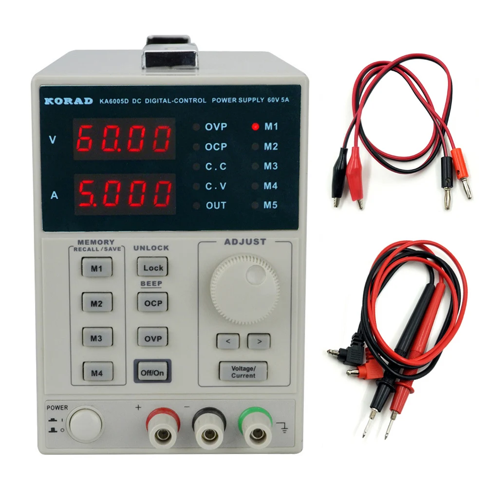 Регулируемый прецизионный блок питания KORAD KA6005D 60 в 5A DC Линейный источник