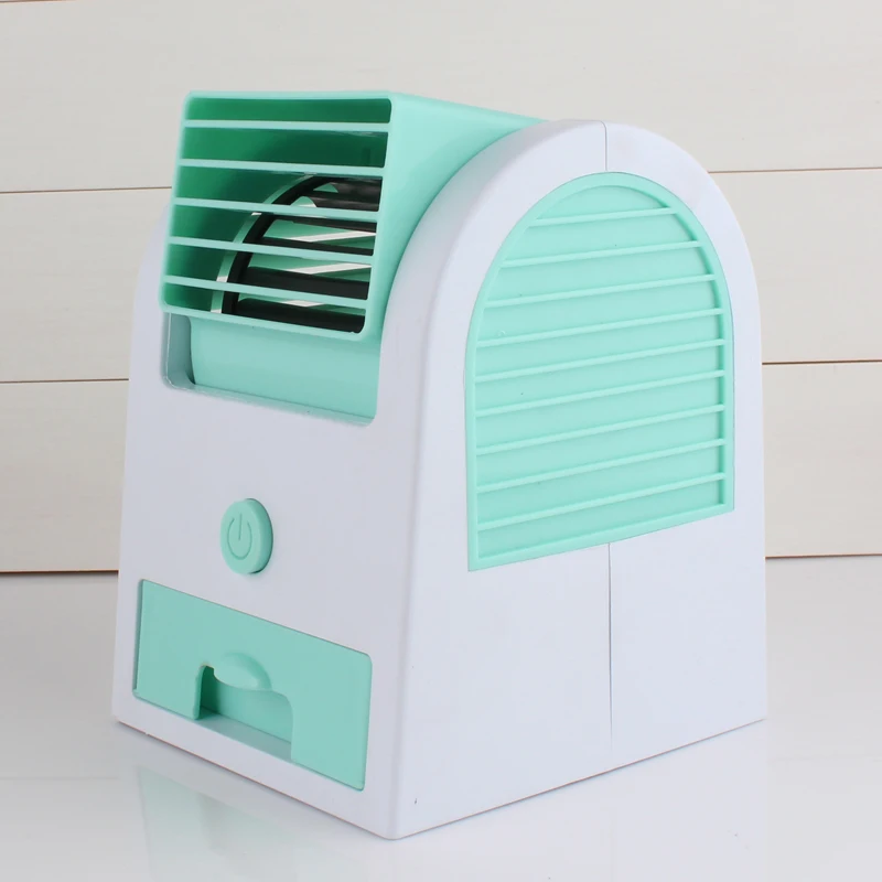 Summer&Spring Cool Air Conditioning Small Fan USB Mini Fan Can Add Ice Cube Car USB Fan Office