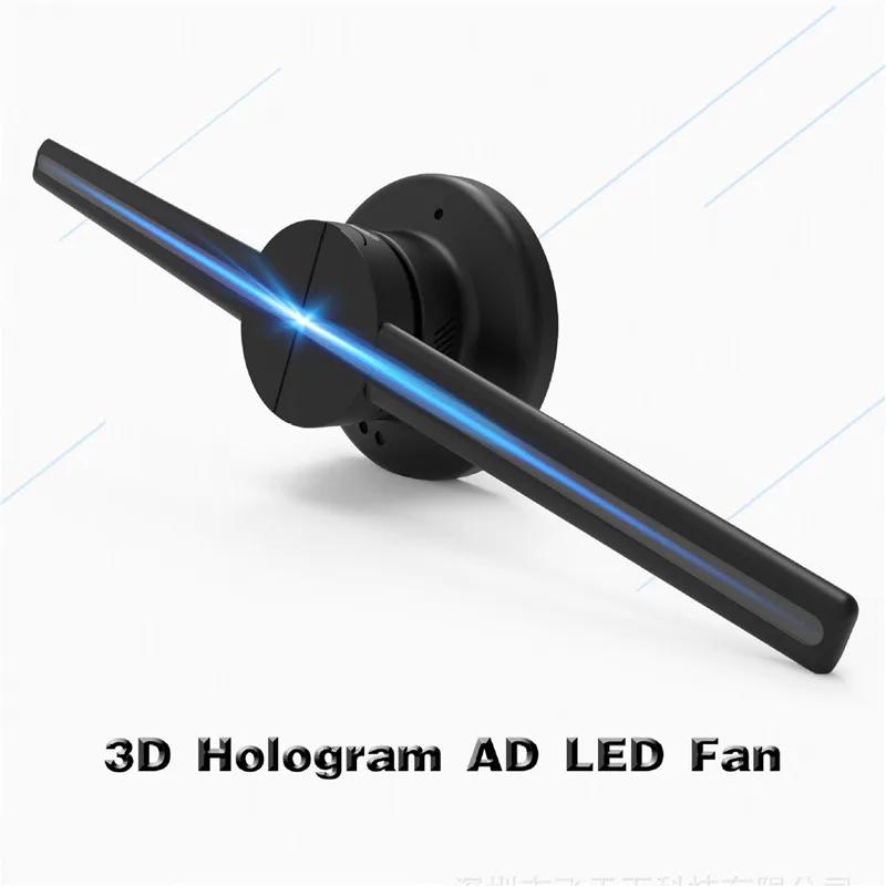 Hologram display Player Universal LED Holographic Projector Portable 3D Holographic Display Fan Unique advertise Projector