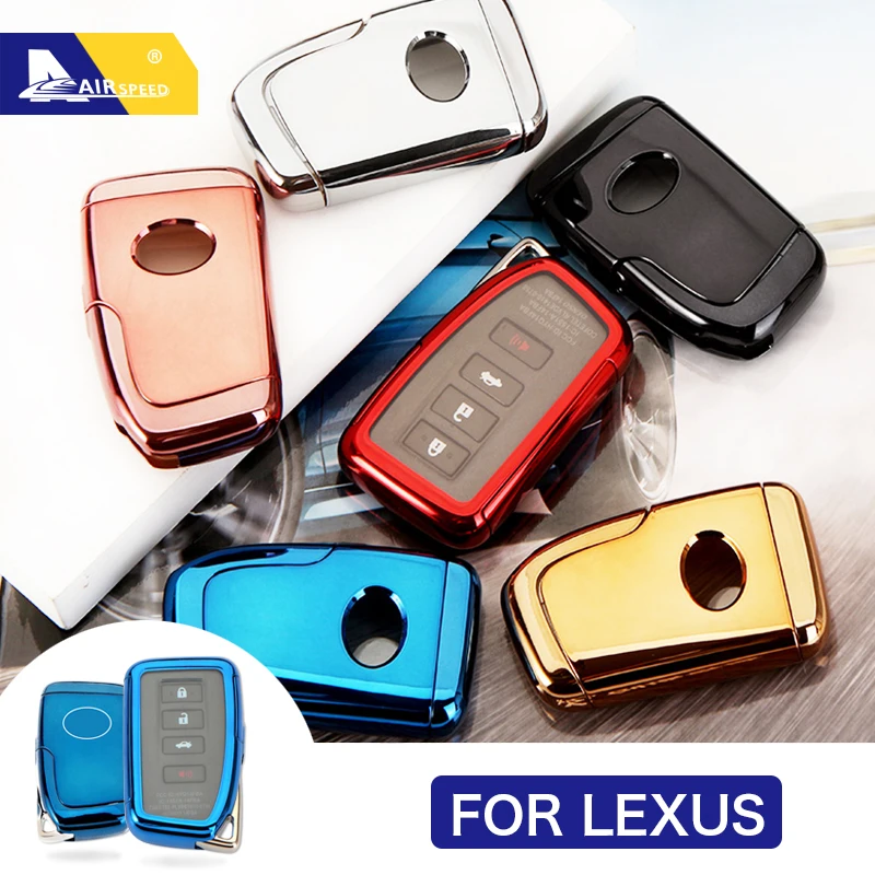 

AIRSPEED Car Key Case Key Shell Key Cover for LEXUS RX IS ES GS GX NX LX LS RC 350 250 300 200 450H 300H 2013-2017 Accessories