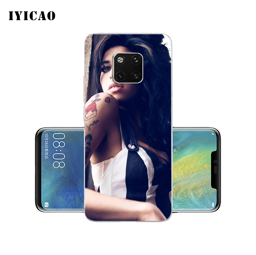 IYICAO Amy Winehouse Мягкий силиконовый чехол для телефона Huawei Mate 10 20 Lite Pro Nova 2 2i 3 3i 4 TPU
