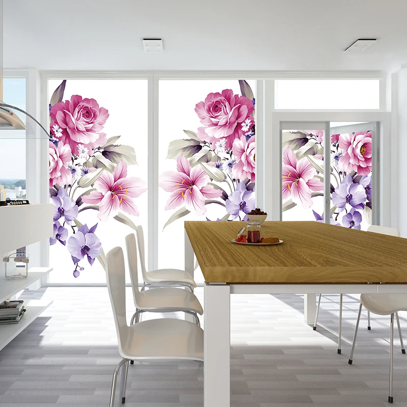 

Static frosted glass stickers shading bedroom balcony window paper windows stickers transparent opaque window stickers