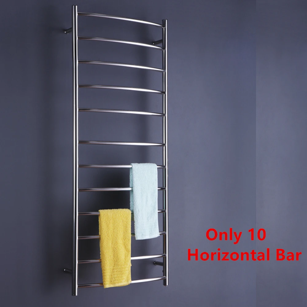 

Free shipping Wall Mounted S/S304 Polish Towel Rail Electric Heated Towel Dryer Towel Warmer TW-RC6