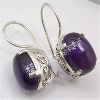 

SOLID ROSE Quarts LABRADORITE NICE Earrings 2.7CM