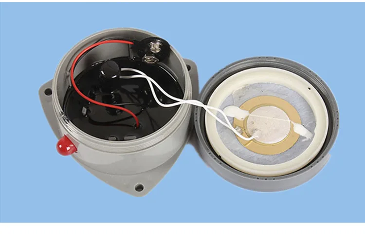 Сигнализация утечки воды Водонепроницаемый погружной детектор воды/датчик утечки воды/Обнаружение перелива/звук и светильник