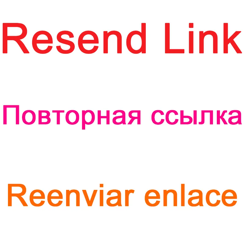 

This link is only product for resend not product link