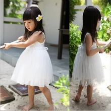 Новинка года; детское летнее платье с цветочным рисунком для девочек; платье-пачка без рукавов для маленьких девочек; Детские праздничные платья принцессы; Летнее Детское платье