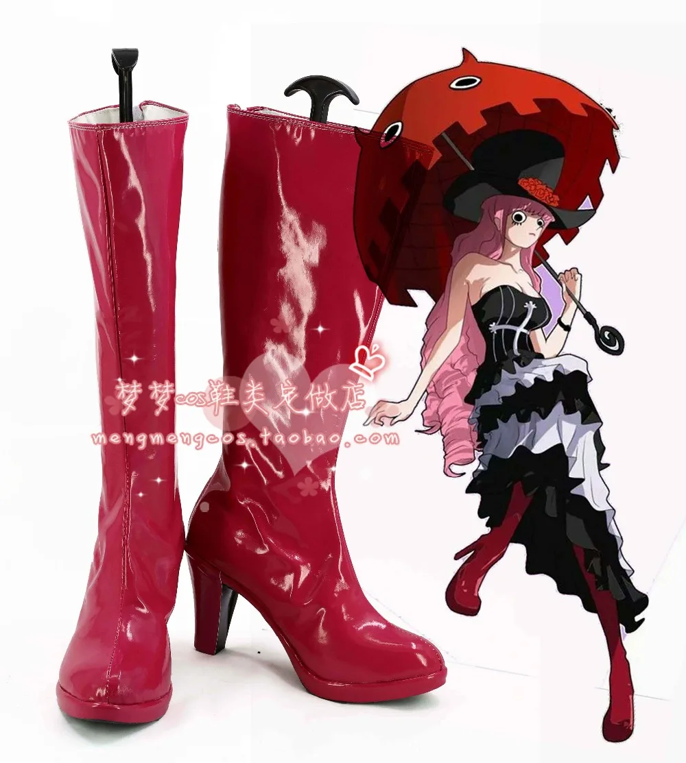 

ONE PIECE Perona after two years cosplay Shoes Boots Custom-Made 3183