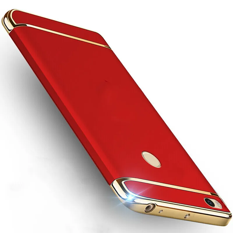

Plating 3 in 1 Case For Xiaomi Redmi 6 6A S2 5 Plus 4X 4A 3S Note 5 5A Prime 4 4x Pro Mi6X Mi A2 Hard PC Protective Case