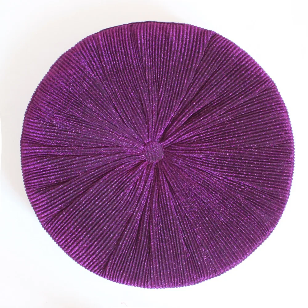 Free shipping! Round cushion purple BlingBling Shiny Cushion with 100
