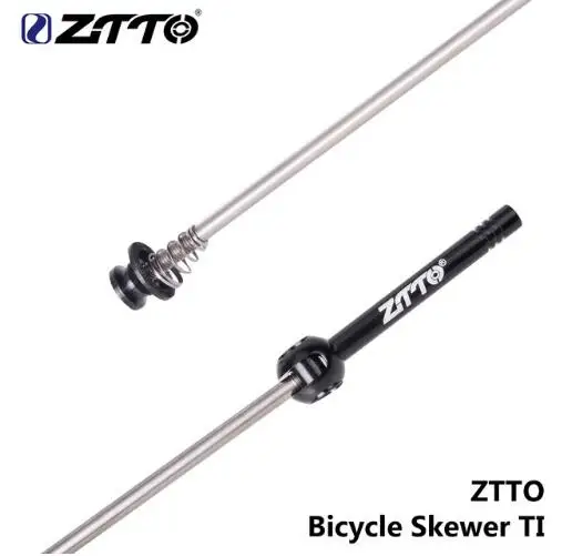 ZTTO 1 пара велосипедов QR Ti шампуры Сверхлегкий 9 мм 5 мм эксцентрики 100 135 концентратор надежная ось для MTB дорожный велосипед