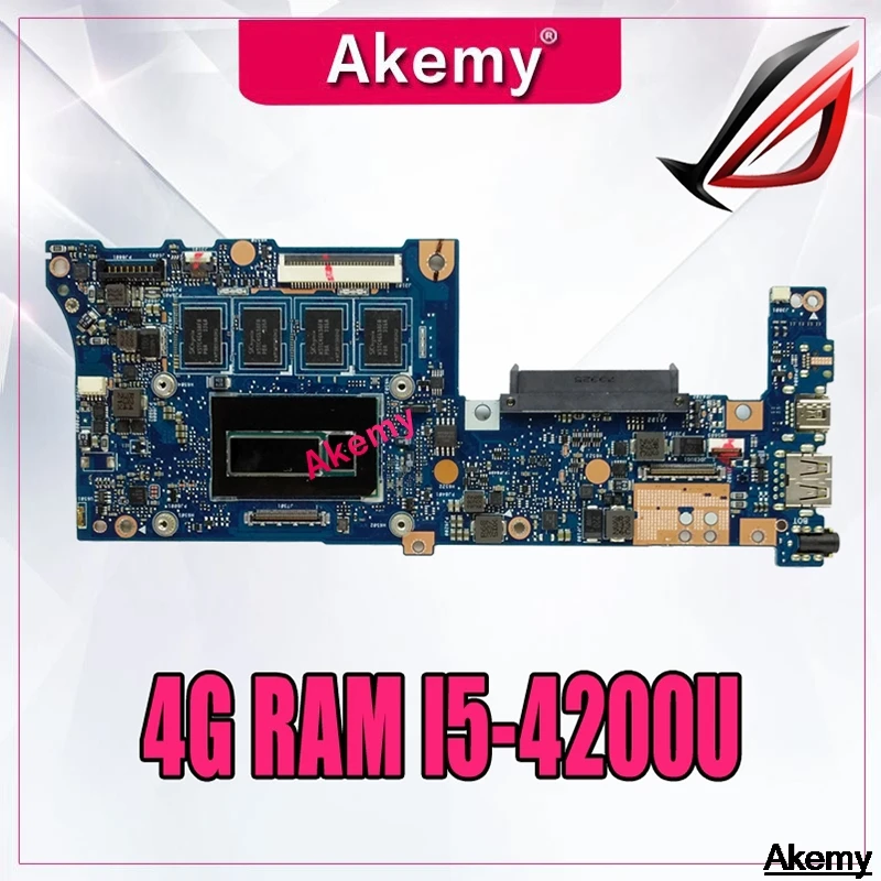 Akemy TX201LA материнская плата для ноутбука For Asus TX201L TX201 тестовая оригинальная с 4G RAM
