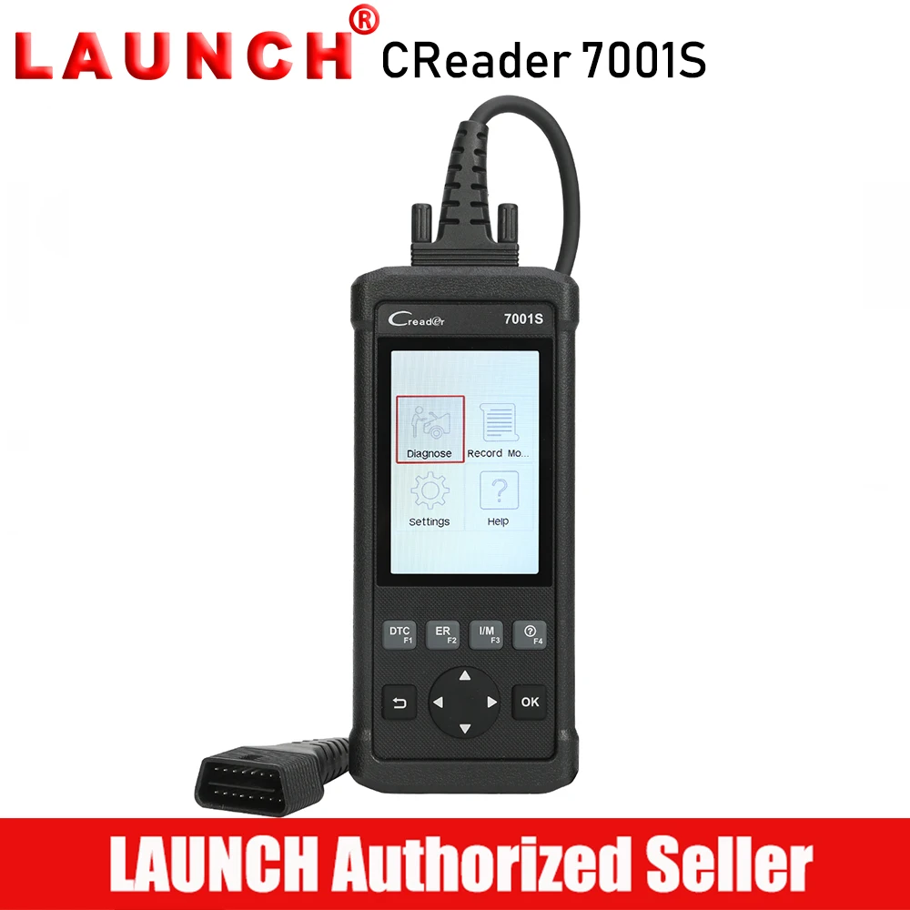 Launch Creader 7001S Code Reader CR7001S Scanner Full OBDII EOBD Functions Diagnostic Tool ABS SRS EPB Oil Service Light Resets Launch Creader 7001S Code Reader CR7001S Scanner Full OBDII EOBD Functions Diagnostic Tool ABS SRS EPB Oil Service Light Resets