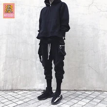 Новинка года; Свободные Комбинезоны для подростков с большим карманом и застежкой-молнией; ro-лучевые Комбинезоны повседневные брюки; сценические костюмы певицы